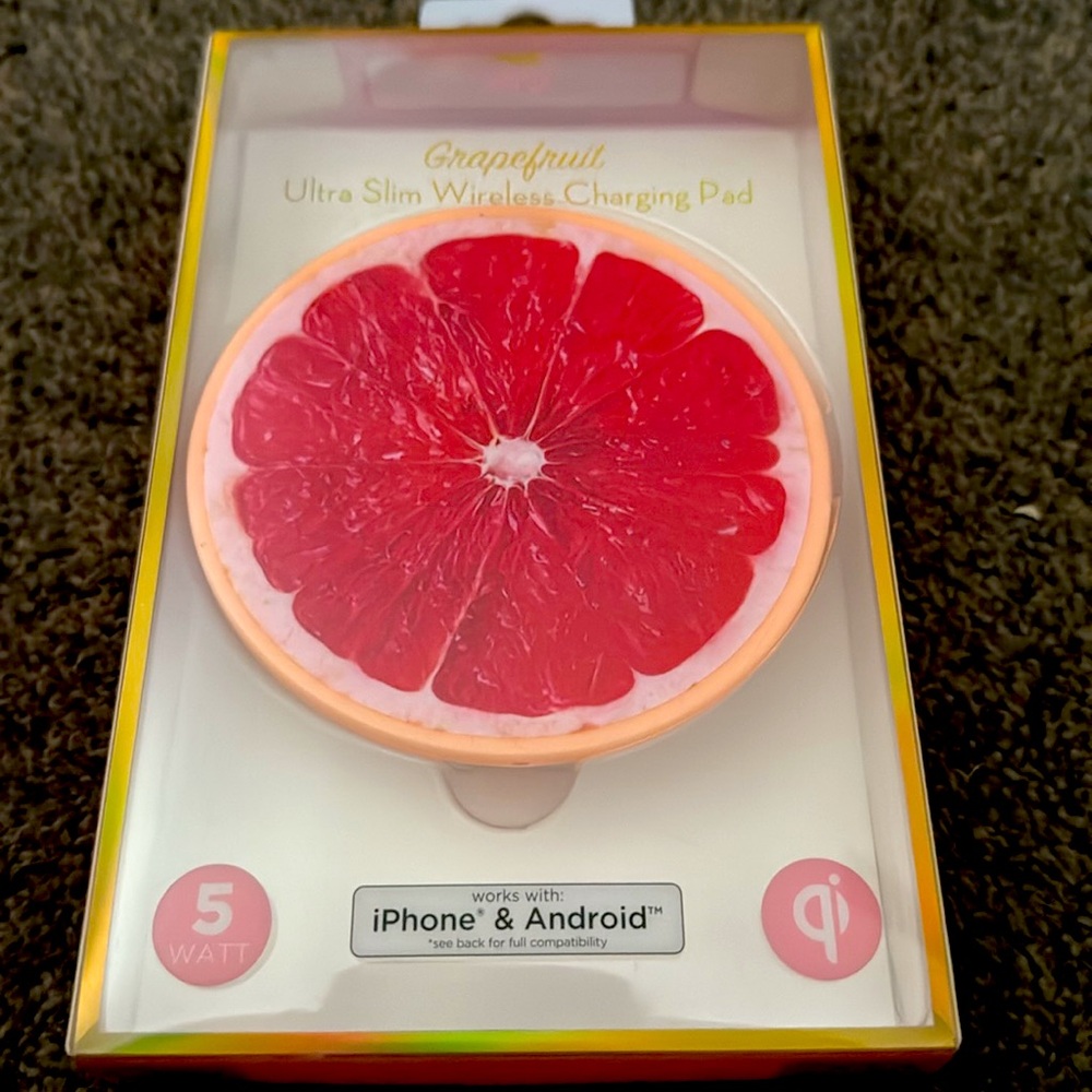 Grapefruit Wireless Charging Pad